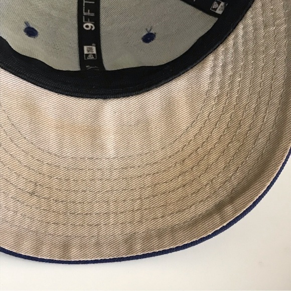Los Angeles DODGERS Team N/ew Era 9FIFTY Navy & White OSFM Snapback Hat Cap - Picture 11 of 11